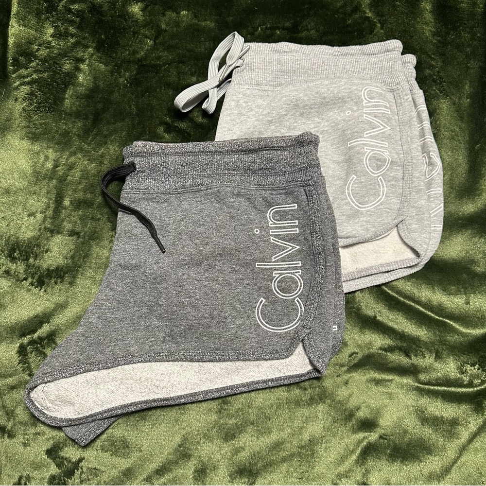 Women’s Calvin Klein Grey Soft Cotton Blend Shorts